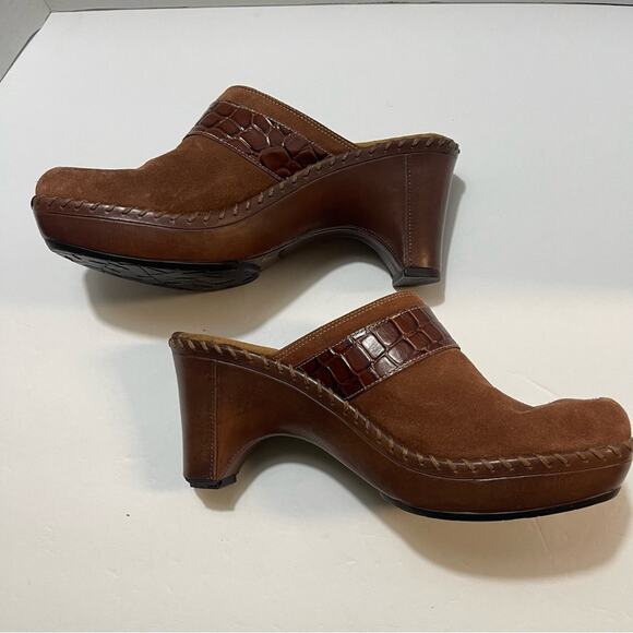 Nurture by Lamaze brown leather mules size 8 - Picture 3 of 8